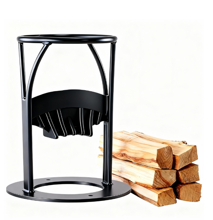 LIFERECORD Kindling Splitter for Firewood - Heavy Duty Kindling Splitter for Easy Firewood Log Splitting, Stable Design for Indoor Outdoor Use - Easy and Safe Wood Splitter Tool