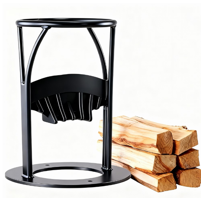 LIFERECORD Kindling Splitter for Firewood - Heavy Duty Kindling Splitter for Easy Firewood Log Splitting, Stable Design for Indoor Outdoor Use - Easy and Safe Wood Splitter Tool
