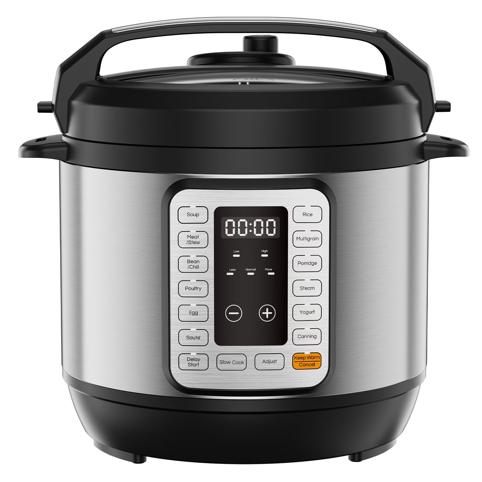 LIFERECORD Electric Pressure Cooker 8 Quart, 9-in-1 Multi Cooker with Stainless Steel Housing, Smart Slow Cooker, Rice Cooker, Steamer & Yogurt Maker for Family Meals