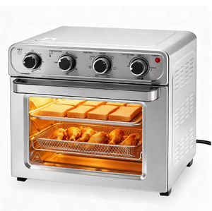 LIFERECORD 26.4QT Air Fryer Toaster Oven Combo with Convection, 4 Functions in 1 Countertop Oven, Air Fry Bake Toast Broil, 60-Min Timer, up to 450°F