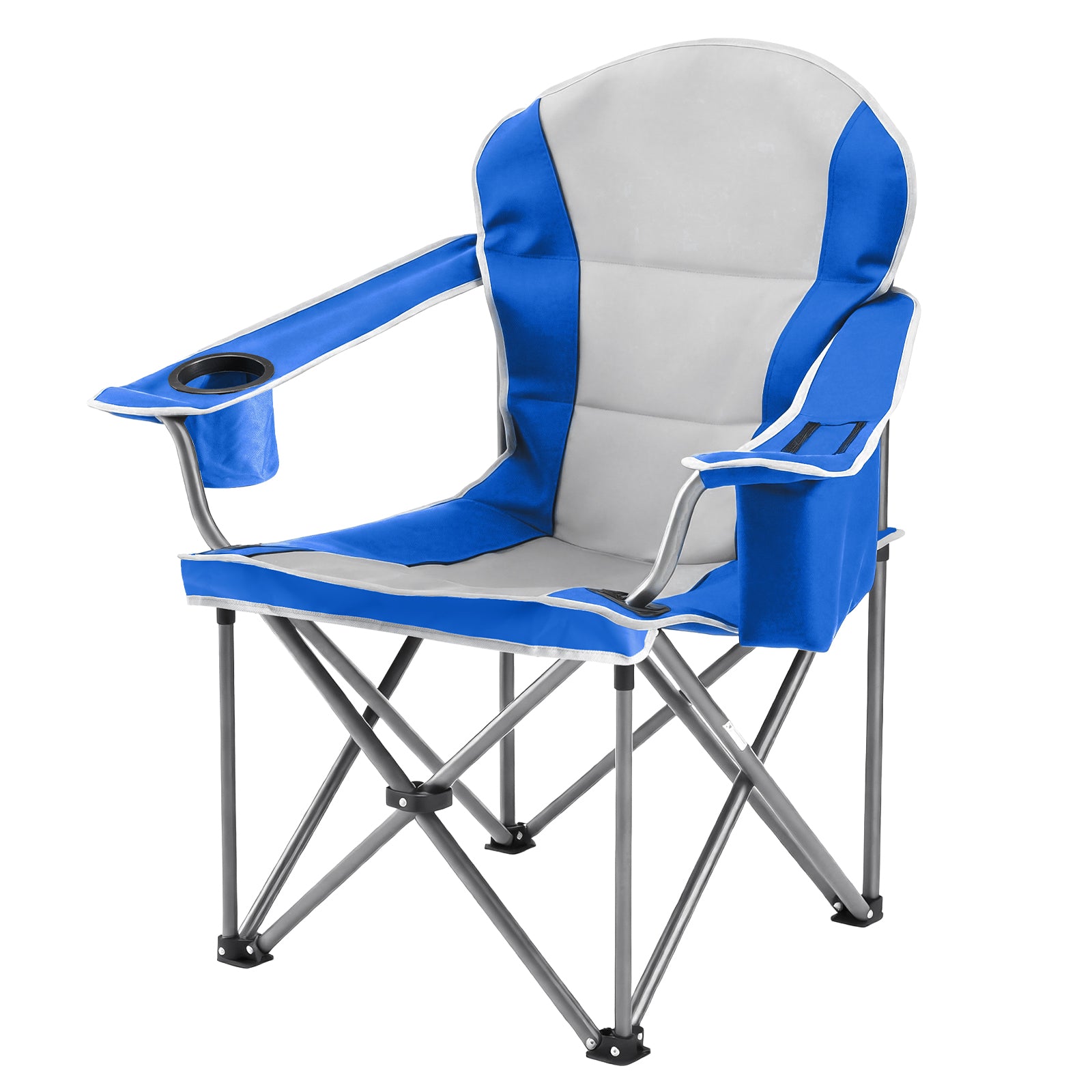 LIFERECORD Camping Chairs, Portable Outdoor Director’s Folding Chair with Cup Holder & Pocket for Beach, Camping Sports 450LBS Capacity, Water Resistant