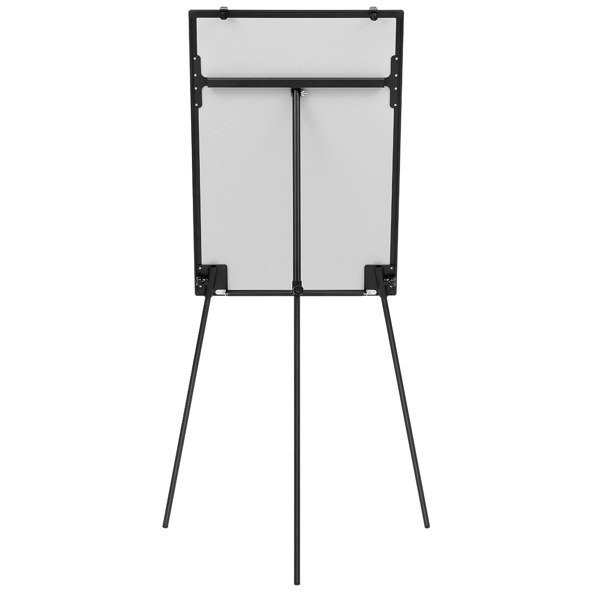 LIFERECORD 40"x28" Magnetic Portable Easel Dry Erase Board, Flipchart Easel Stand Tripod Whiteboard, Black