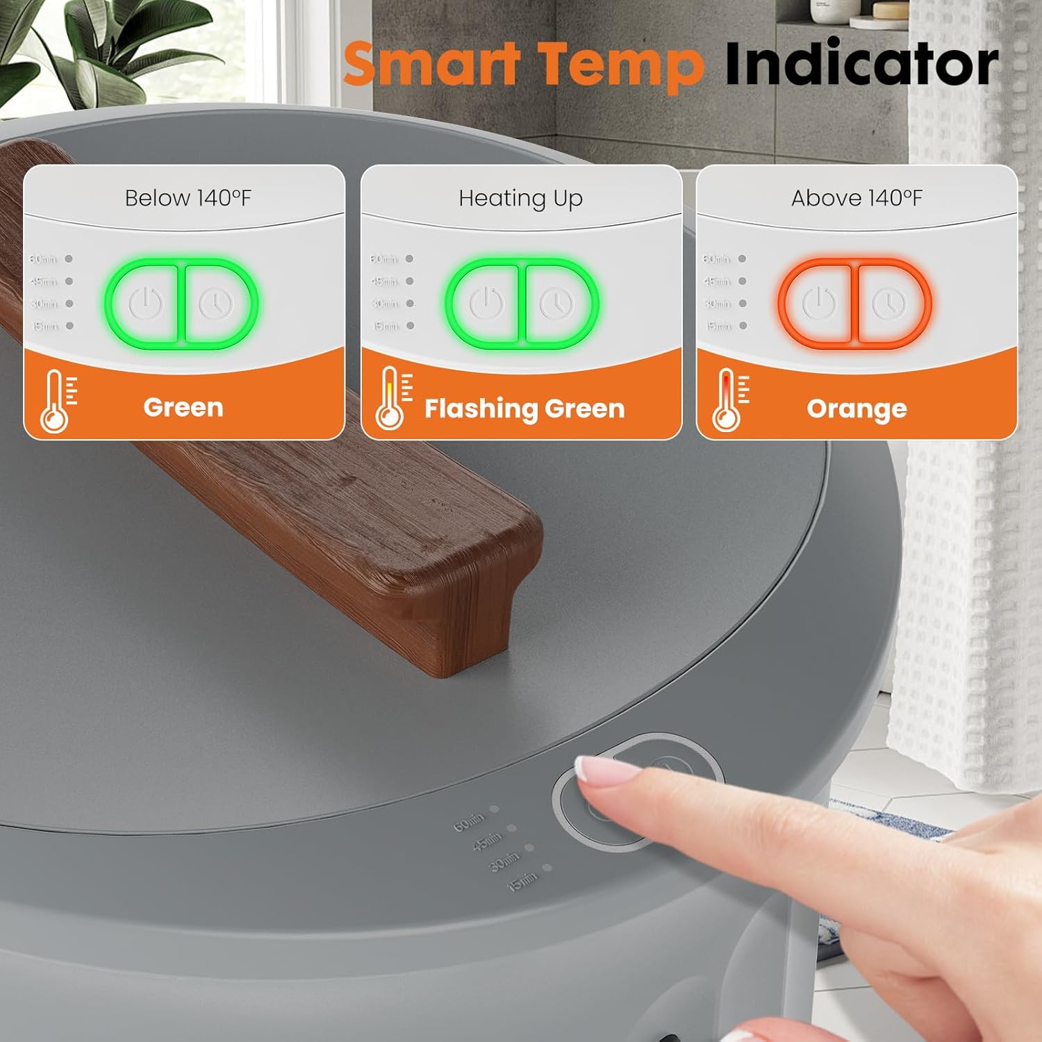 LIFERECORD 20L Towel Warmer, Luxury Blanket & Bathrobes Warmer Rapid Heating with Timer, Auto Shut-Off, Safety Lock, Perfect Spa Gift for Home & Bathroom, Grey