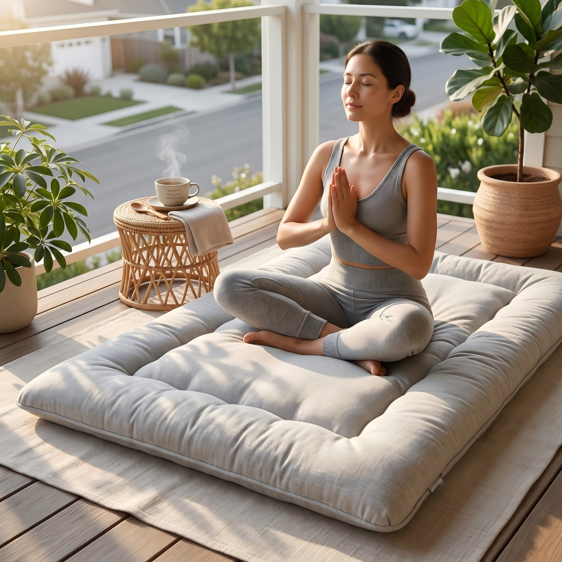 LIFERECORD Japanese Floor Mattress Full Size, Foldable Futon Mattress with Removable Washable Cover, Portable Roll Up Tatami Mat for Kids Room Dorm Sleepovers Solo Sleeper