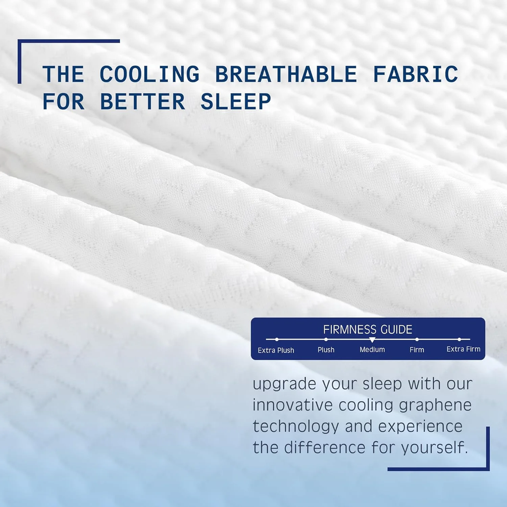 LIFERECORD Full Mattress, 12 Inch Memory Foam Mattress for Pressure Relief, Springs Mattresses CertiPUR-US Certified Bed-in-a-Box