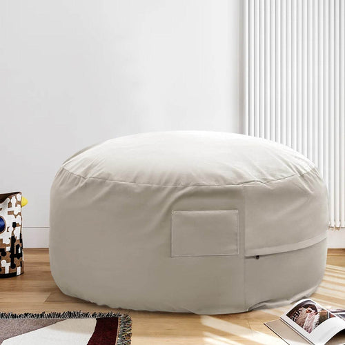 Bean Bag Sofa with Soft Removable Cover, Extra Large Comfortable Round Shape for Living Room Bedroom College Dormitory