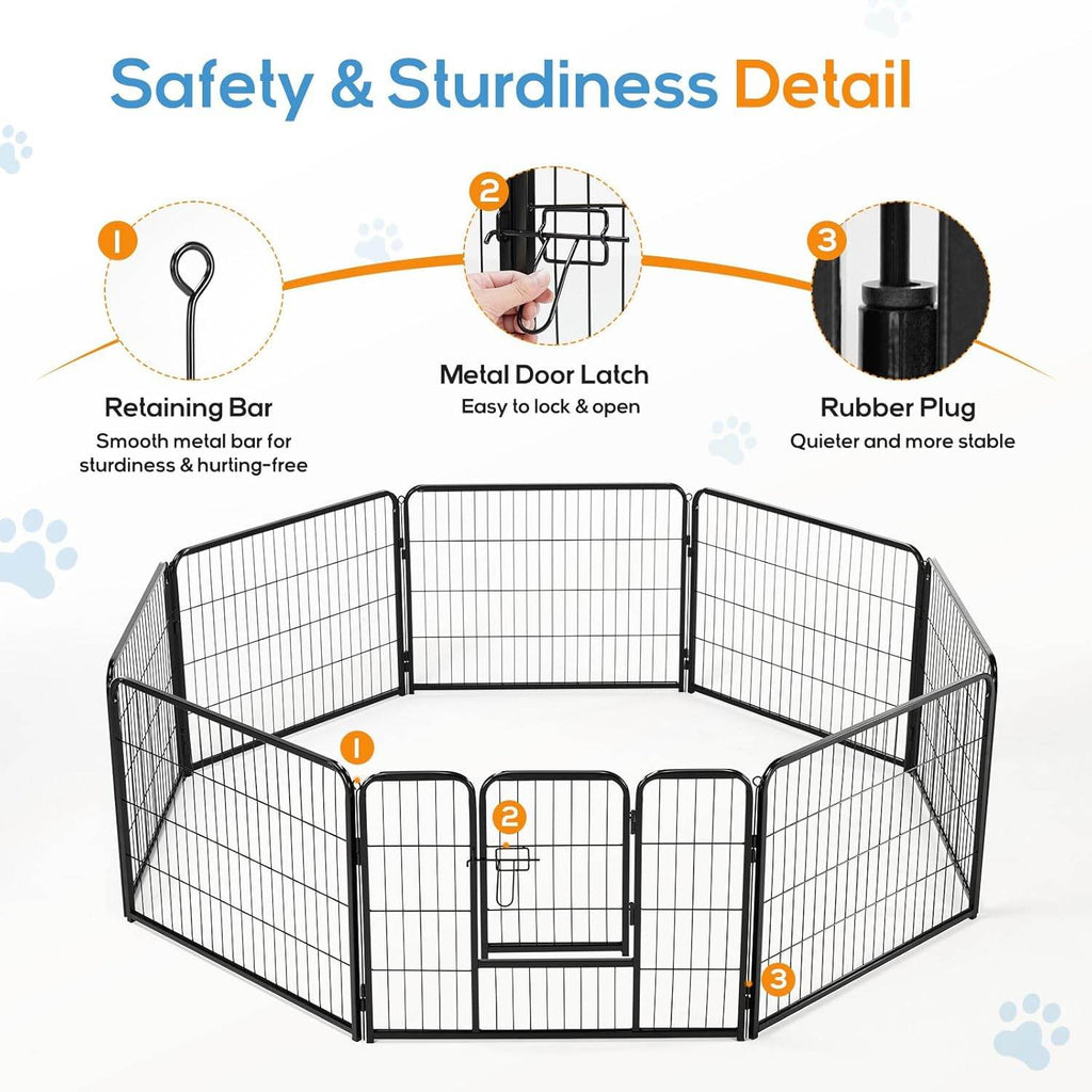 MyDepot Dog Playpen Suitable 
Safety & Sturdiness Detail